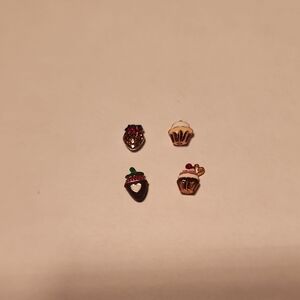 Origami Owl Strawberry And Cupcake Charm Set